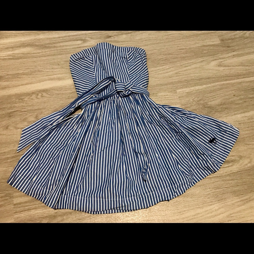 Strapless summer dress